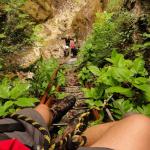 on Mauri e Miki Ferrata Burrone Giovanelli